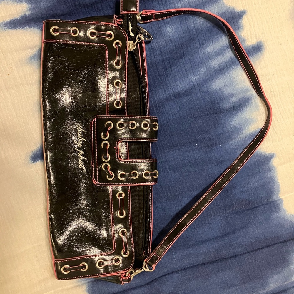 Black and pink (Baby Phat) shoulder bag